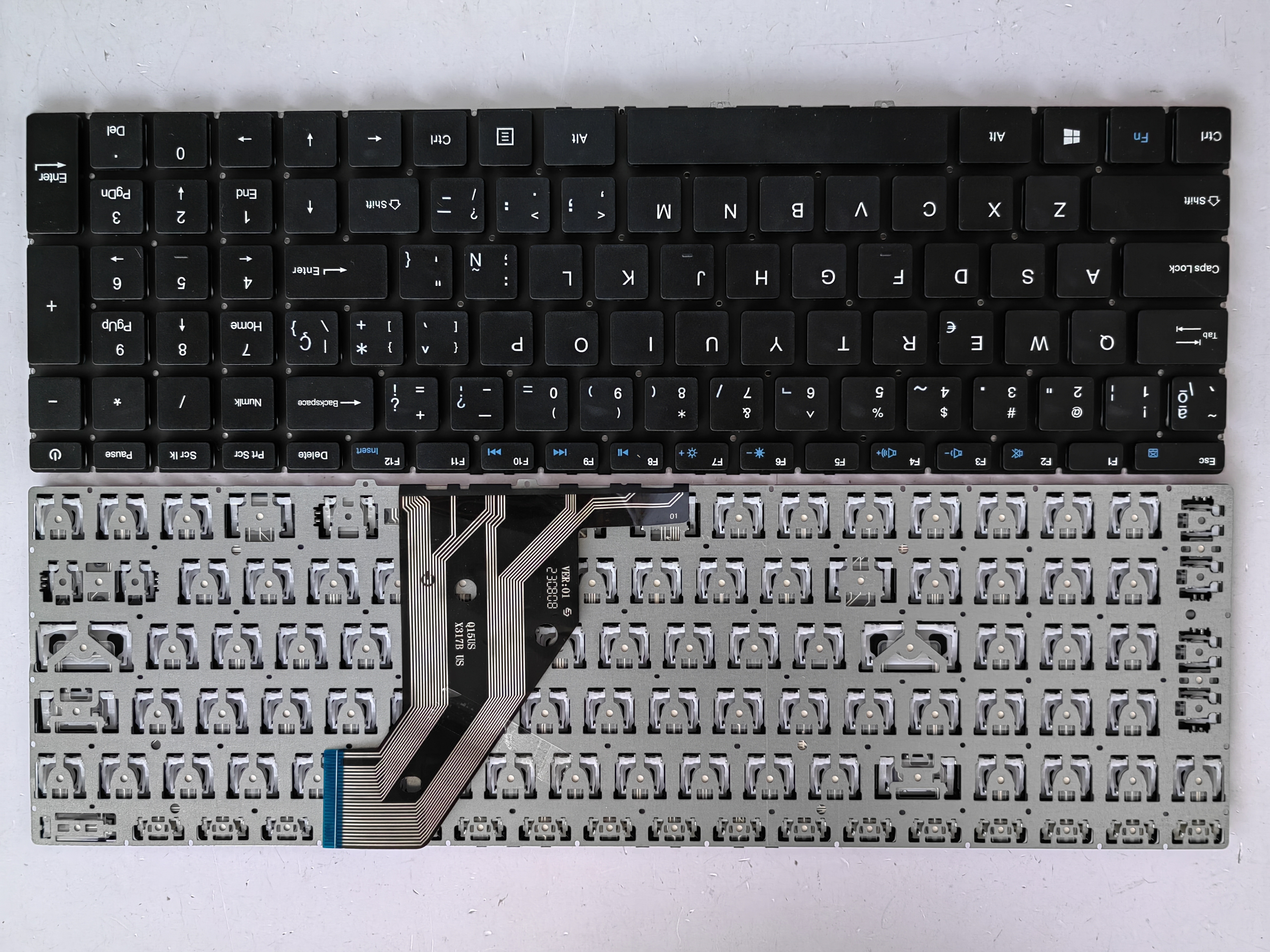 Picture of New Replacement Laptop Keyboard For HP CQ29/evc156/X317B/Q15US small carriage return BLACK SP Layout
